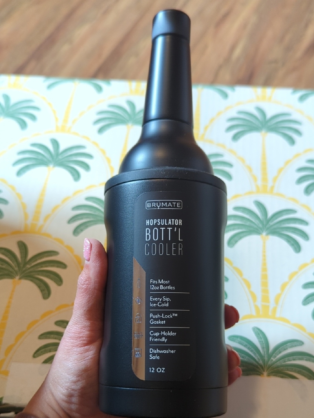 BrüMate Hopsulator Bott'l Cooler in Matte Black